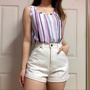 Striped Purple Tank Top